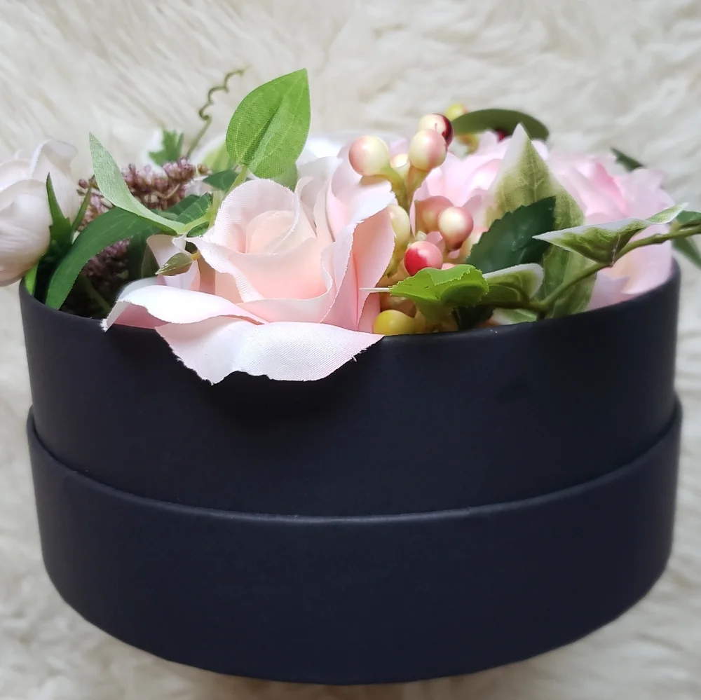 Pier 1 Imports Springtime Faux Floral Box Home Decor NWT